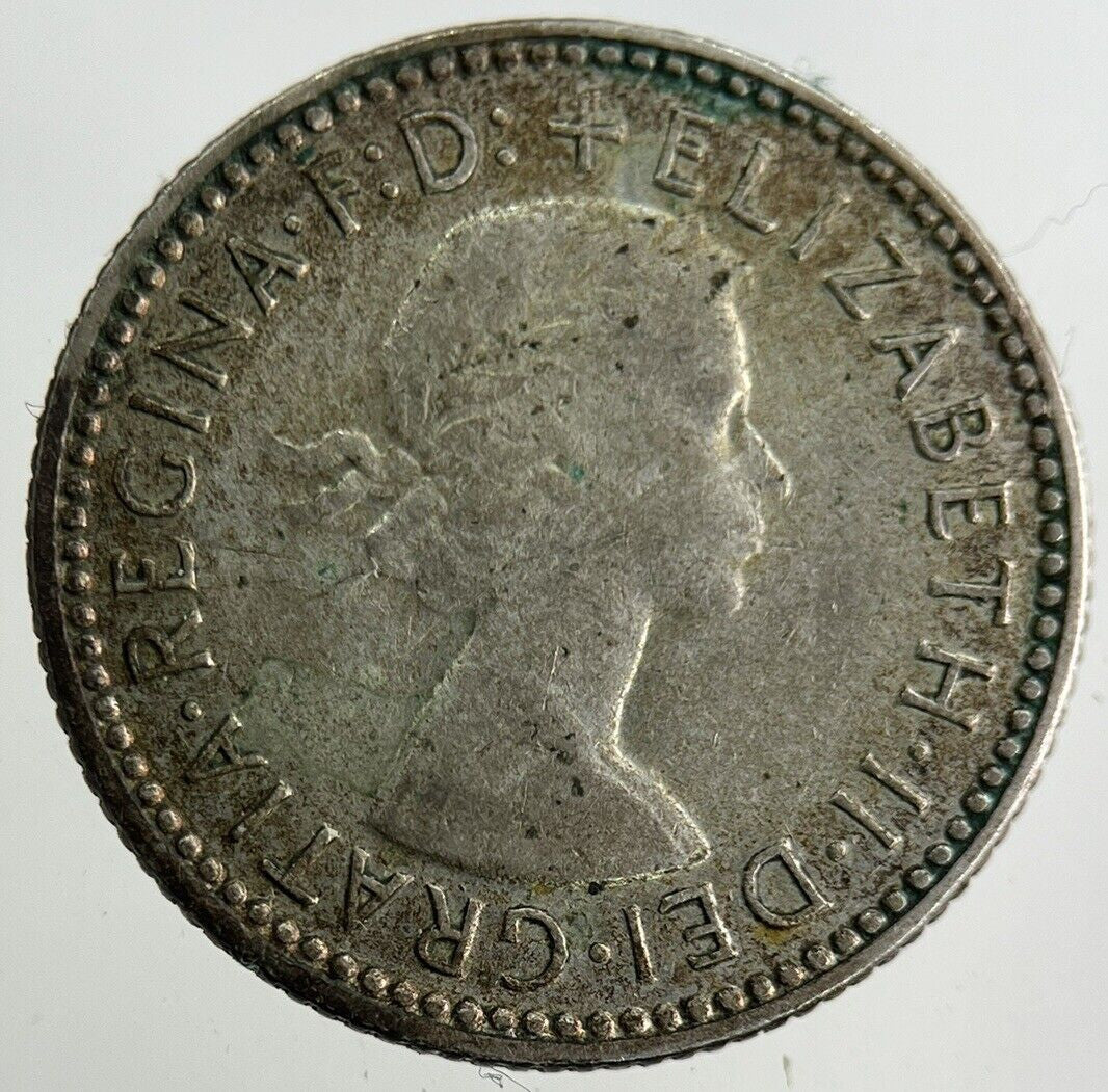 1955 Australia Sixpence Silver Coin | Very High Grade