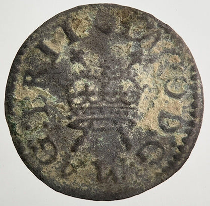 Charles II 2nd Irish Harp Farthing Coin | Fine Collectable Grade