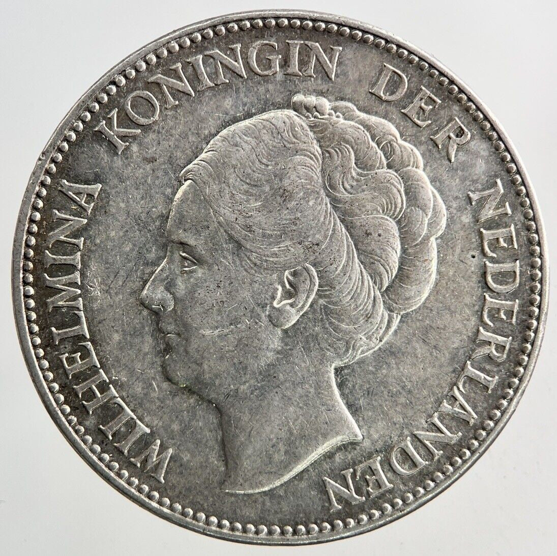 1939 Netherlands 1 Gulden Silver Coin | Fine Collectable Grade