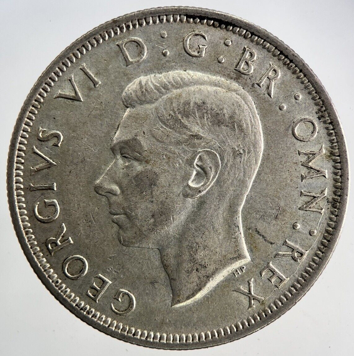 1946 George VI Half - Crown Silver Coin | Very High Grade