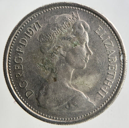 1971 Elizabeth II 2nd 5p Five - Pence Coin | Fine Collectable Grade