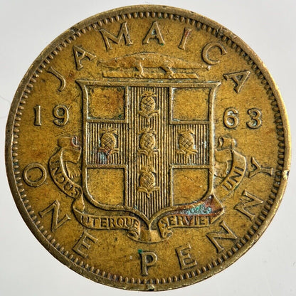 1963 Jamaica One Penny Coin | Fine Collectable Grade