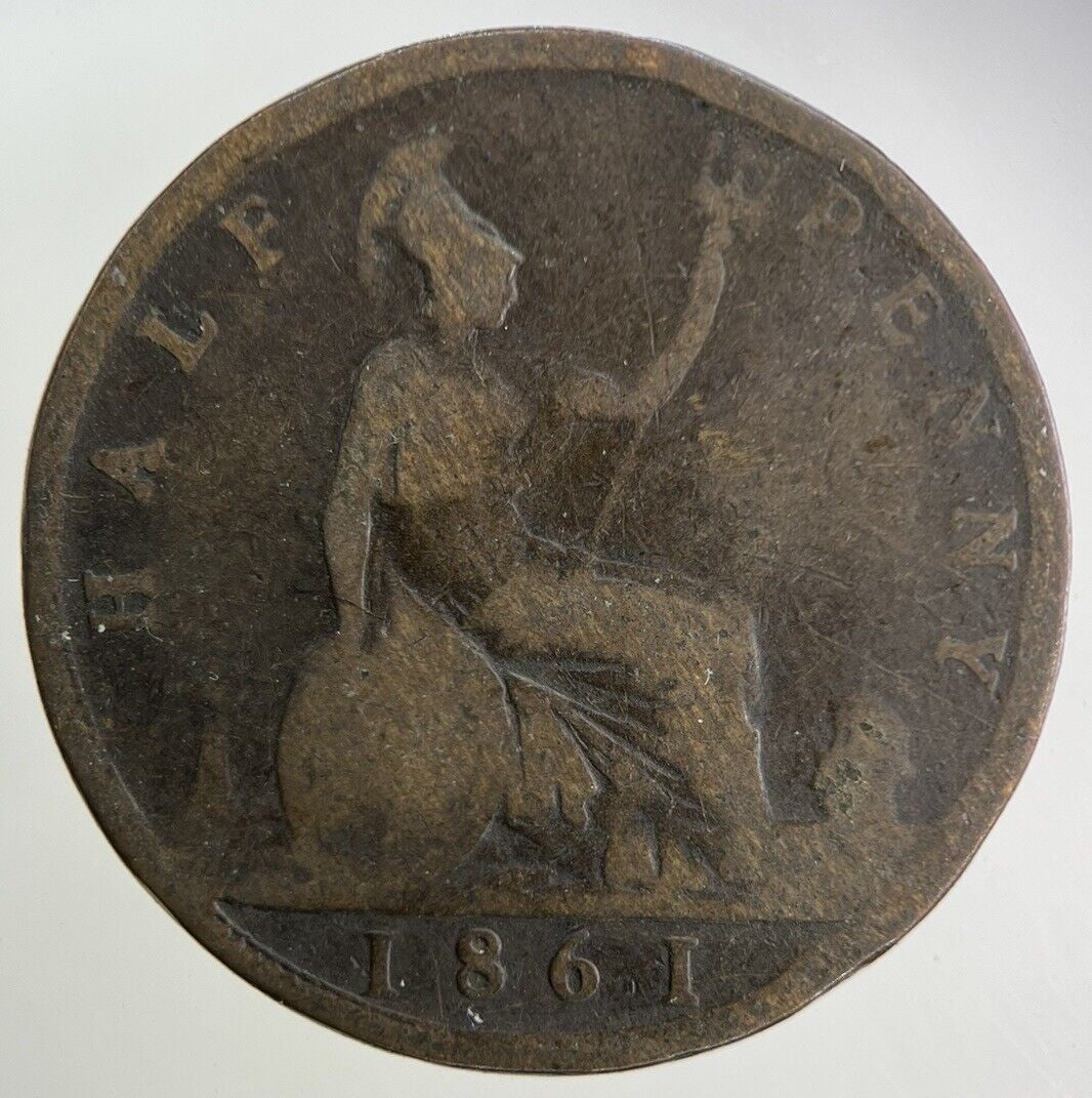 1861 Victoria Half - Penny Coin | Collectable Grade