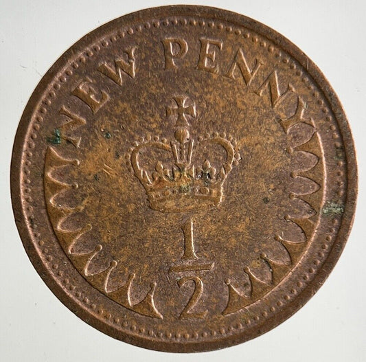1973 Elizabeth II 2nd New 1/2 Half - Penny Coin | Fine Collectable Grade