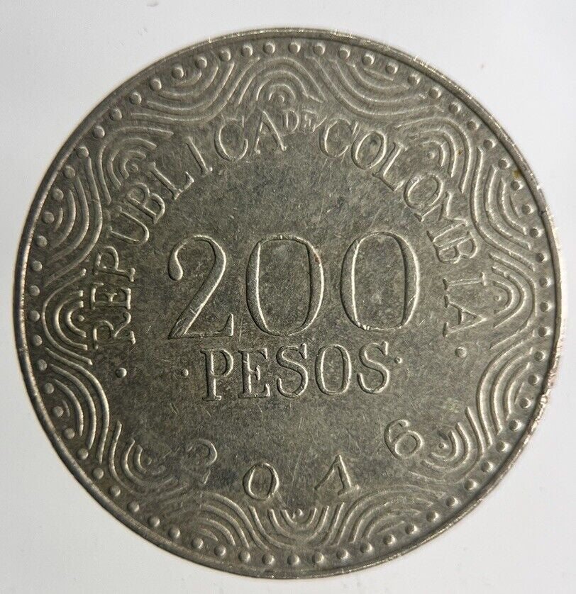 2016 Colombia 200 Pesos Coin | Very High Grade