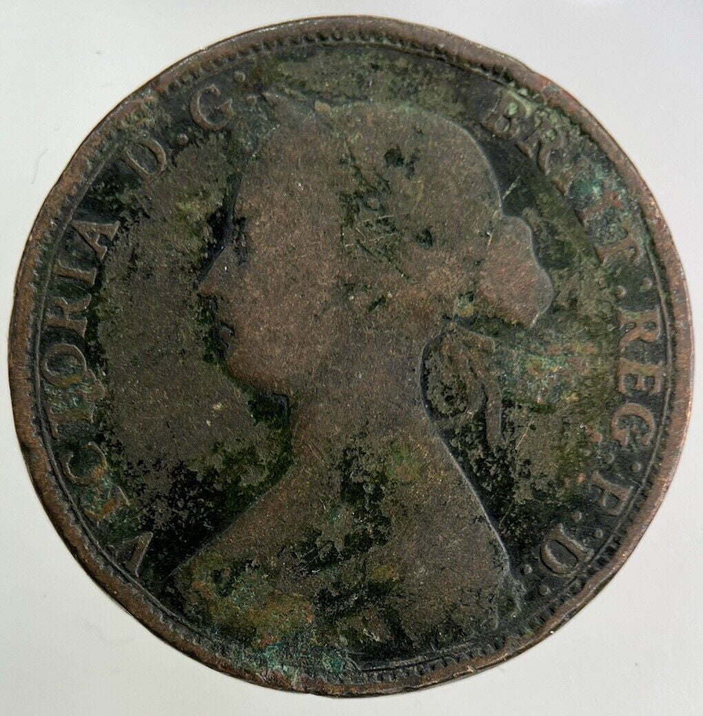 1863 Victoria Half - Penny Coin | Collectable Grade