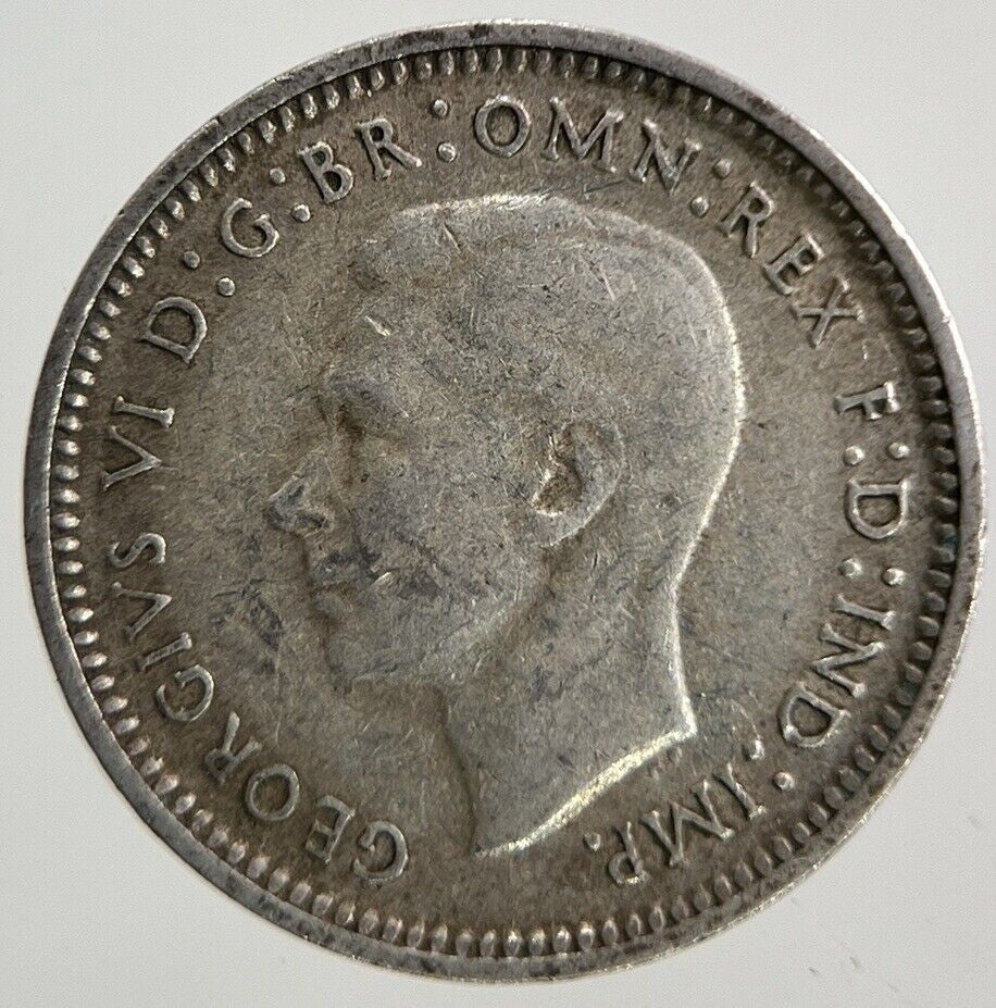 1942 - D Australia Threepence Silver Coin | Fine Collectable Grade