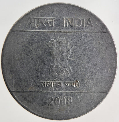 2008 India 1 Rupee Coin | Fine Collectable Grade