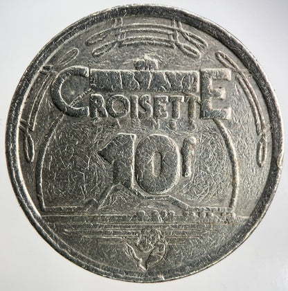 Croisette 10 F Casino Token Coin | Fine Collectable Grade