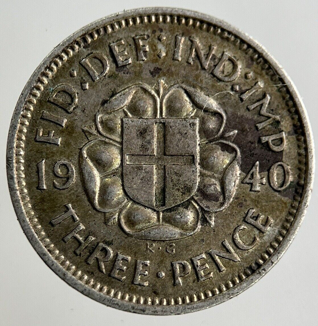 1940 George VI Threepence Silver Coin | Fine Collectable Grade