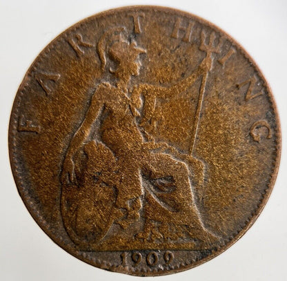 1909 Edward VII Farthing Coin | Collectable Grade