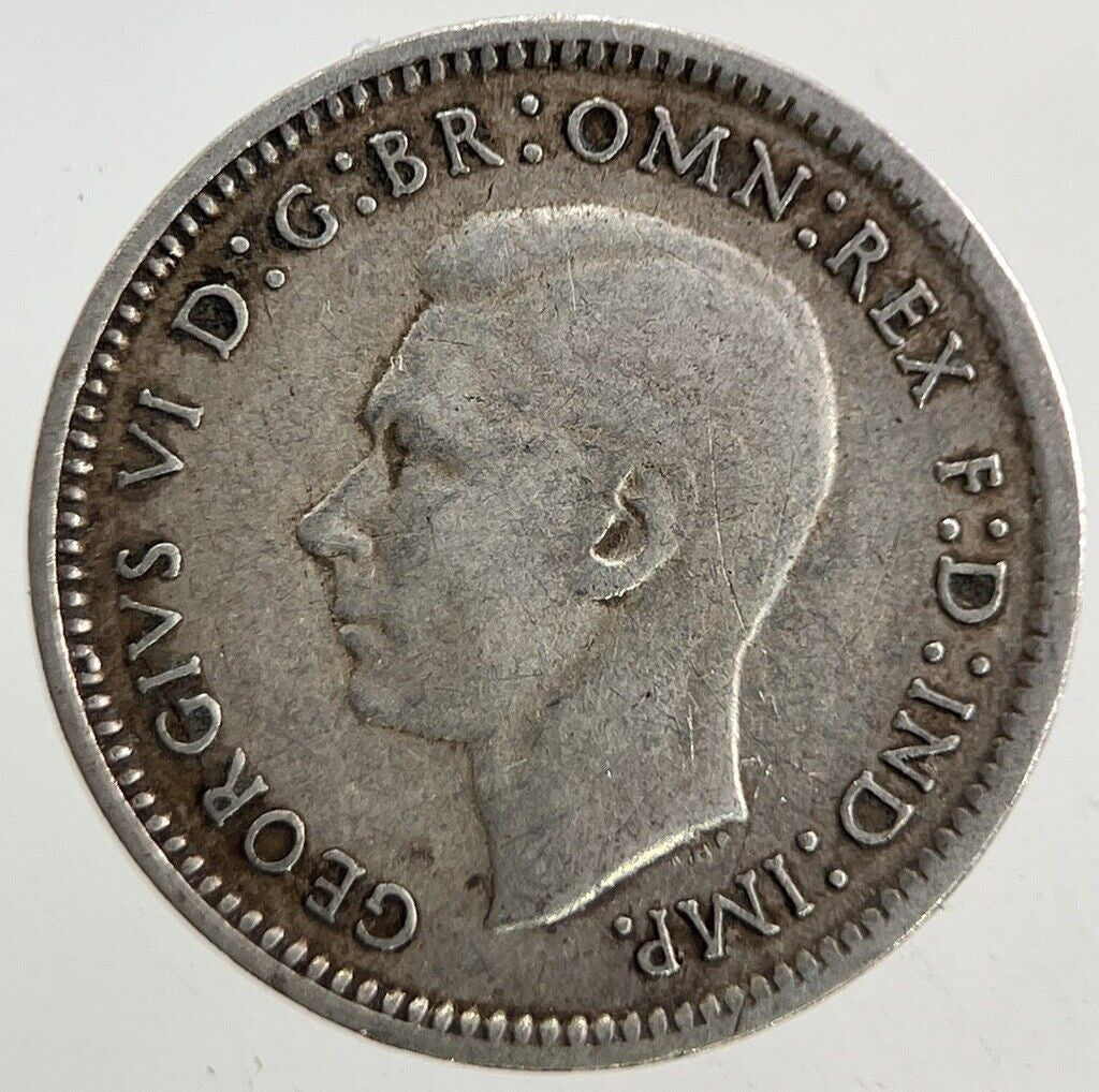 1938 Australia Threepence Silver Coin | Fine Collectable Grade