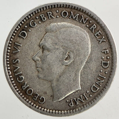 1938 Australia Threepence Silver Coin | Fine Collectable Grade