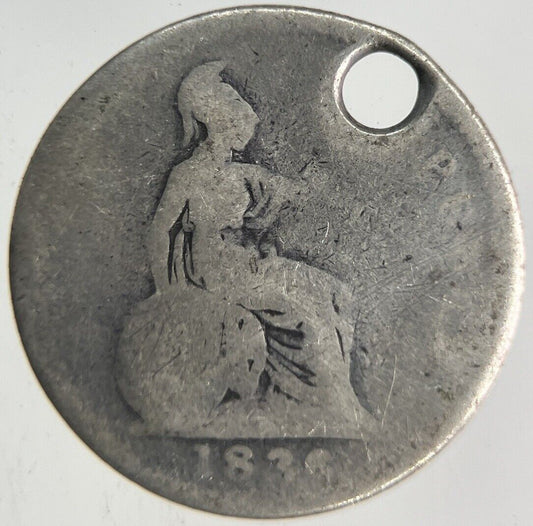 1836 William IV Four - Pence Groat Silver Coin | Collectable Grade