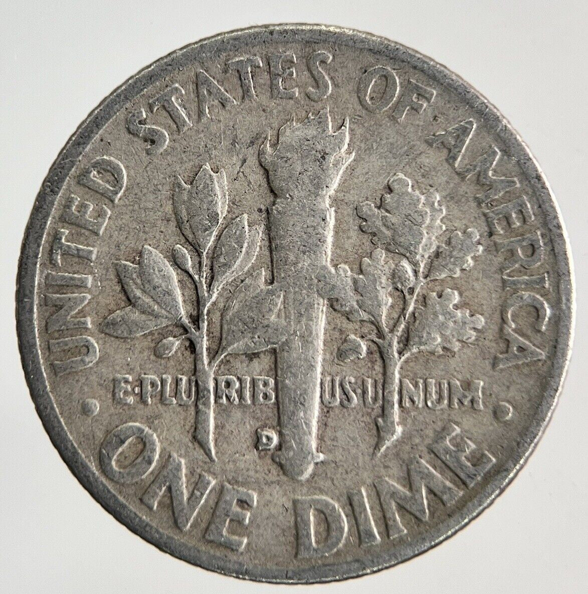 1954 - D US USA Roosevelt Dime Silver Coin | Fine Collectable Grade