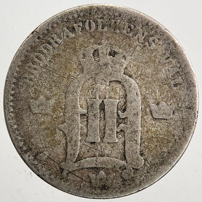 1874 Sweden 25 Ore Silver Coin | Collectable Grade | a5456