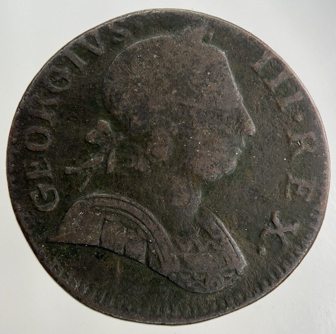 1775 George III 3rd Half - Penny Coin | Fine Collectable Grade