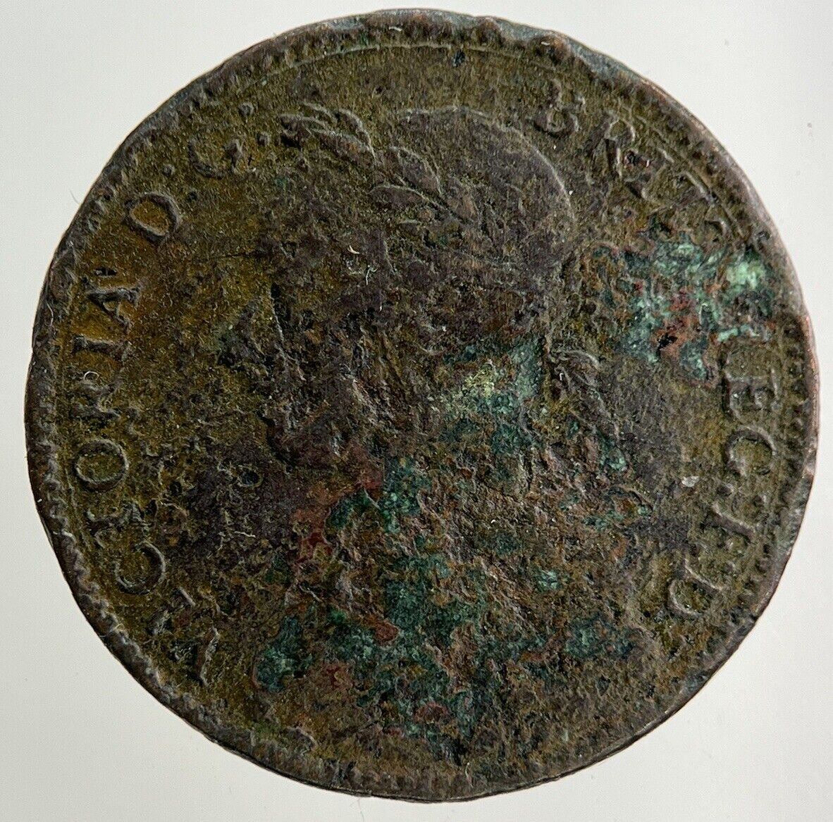 1885 Victoria Farthing Coin | Fair Grade