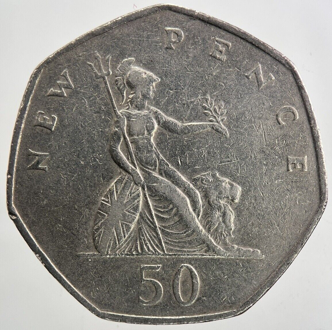 1969 Elizabeth II 2nd 50p 50 Fifty - Pence Coin | Fine Collectable Grade