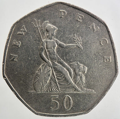 1969 Elizabeth II 2nd 50p 50 Fifty - Pence Coin | Fine Collectable Grade