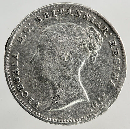 1855 Victoria Groat Four-Pence Silver Coin | Fine Collectable Grade