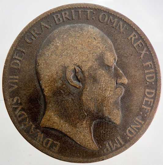 1902 Edward VII One Penny Coin | Collectable Grade