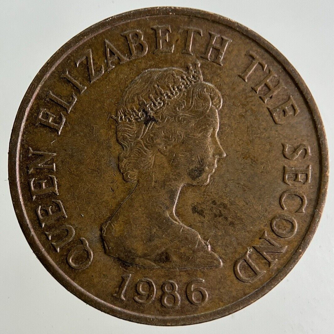 1986 Jersey 1p One Penny Coin | Fine Collectable Grade