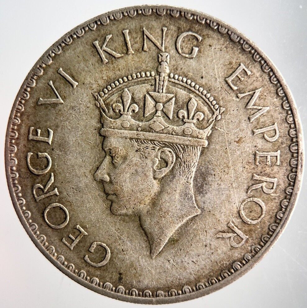 1940 India 1 One Rupee Silver Coin | Very High Grade | a4111
