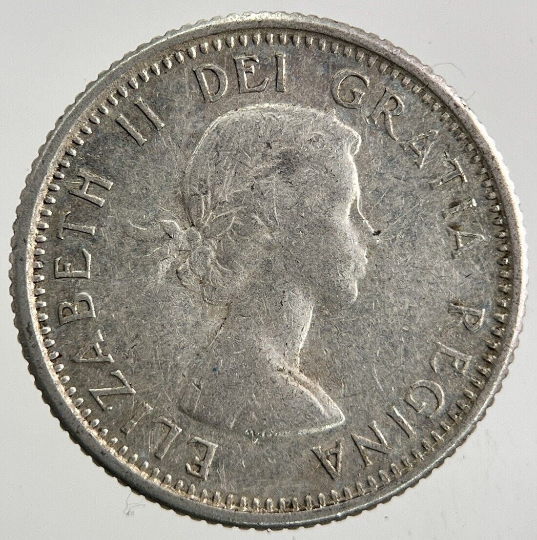 1963 Canada 10 Cents Silver Coin | Fine Collectable Grade
