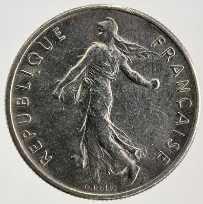 1972 France 1/2 Half Franc Coin | Fine Collectable Grade