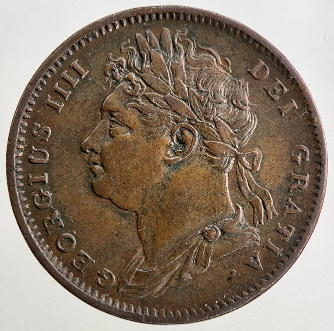 1825 George IV Farthing Coin | Very High Grade