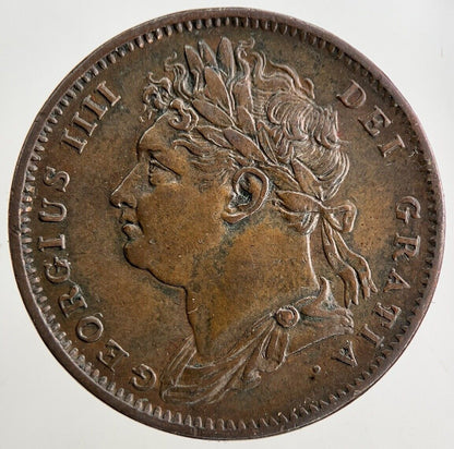 1825 George IV Farthing Coin | Very High Grade