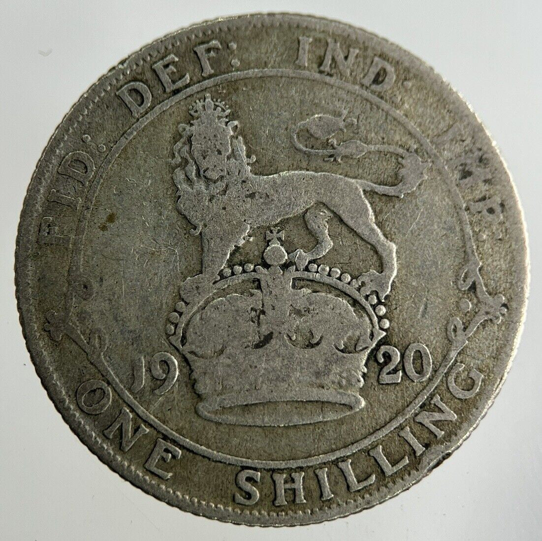 1920 George V Shilling Silver Coin | Collectable Grade