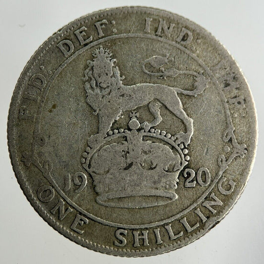 1920 George V Shilling Silver Coin | Collectable Grade