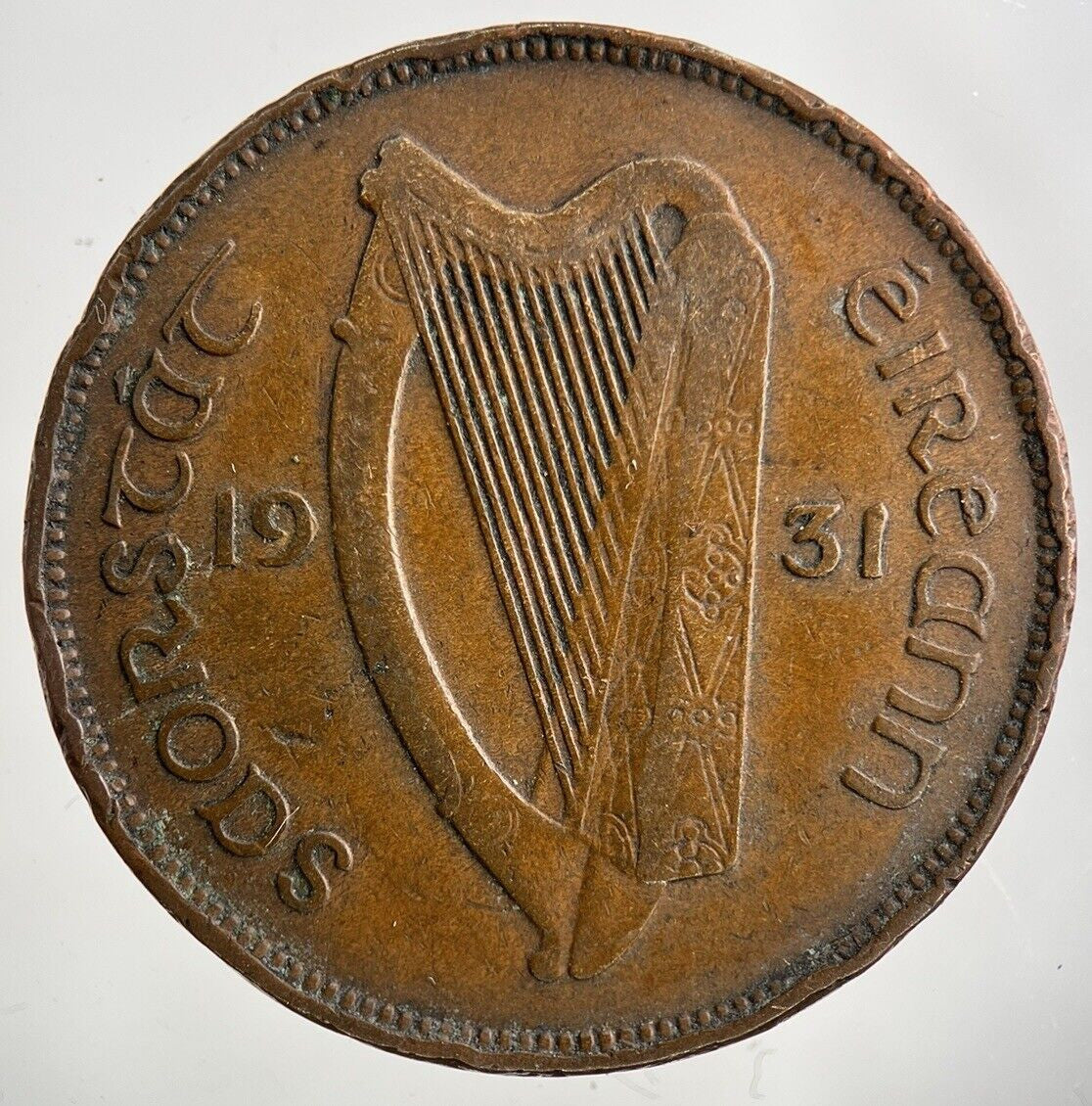 1931 Irish One Penny Coin | Collectable Grade