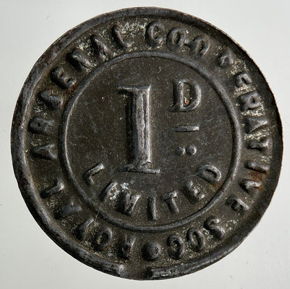 British Arsenal Co - Op 1D Limited Token Coin | Collectable Grade