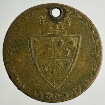 1788 George III Gaming Token Coin | Fine Collectable Grade