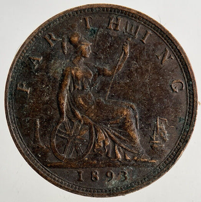 1893 Victoria Farthing Coin | Very High Grade