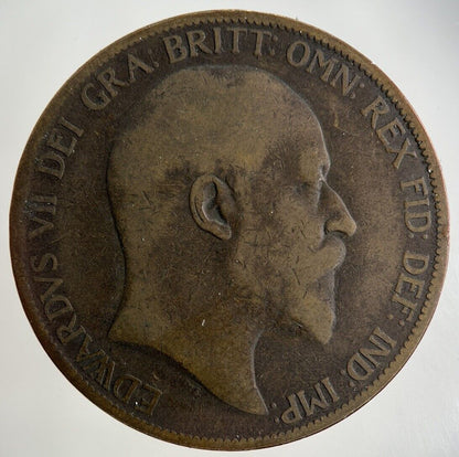 1902 Edward VII One Penny Coin | Collectable Grade