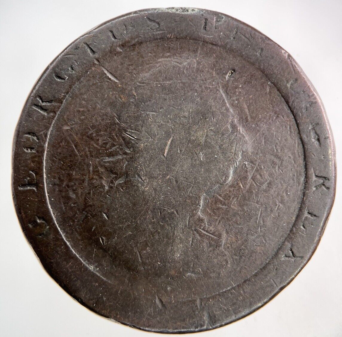 1797 George III 3rd Cartwheel One Penny Coin | Fair Grade