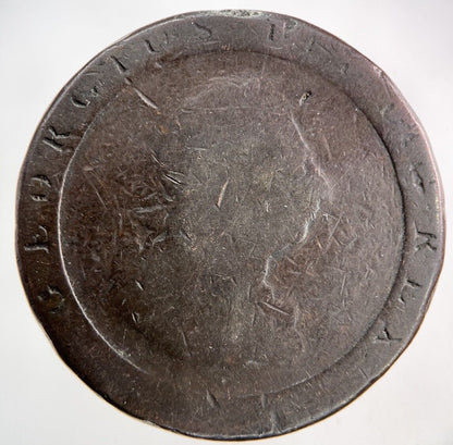 1797 George III 3rd Cartwheel One Penny Coin | Fair Grade