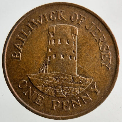 1989 Guernsey 1p One Penny Coin | Fine Collectable Grade