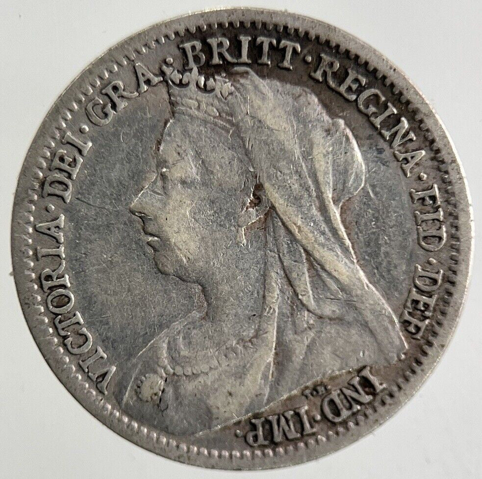 1901 Victoria Threepence Silver Coin | Collectable Grade