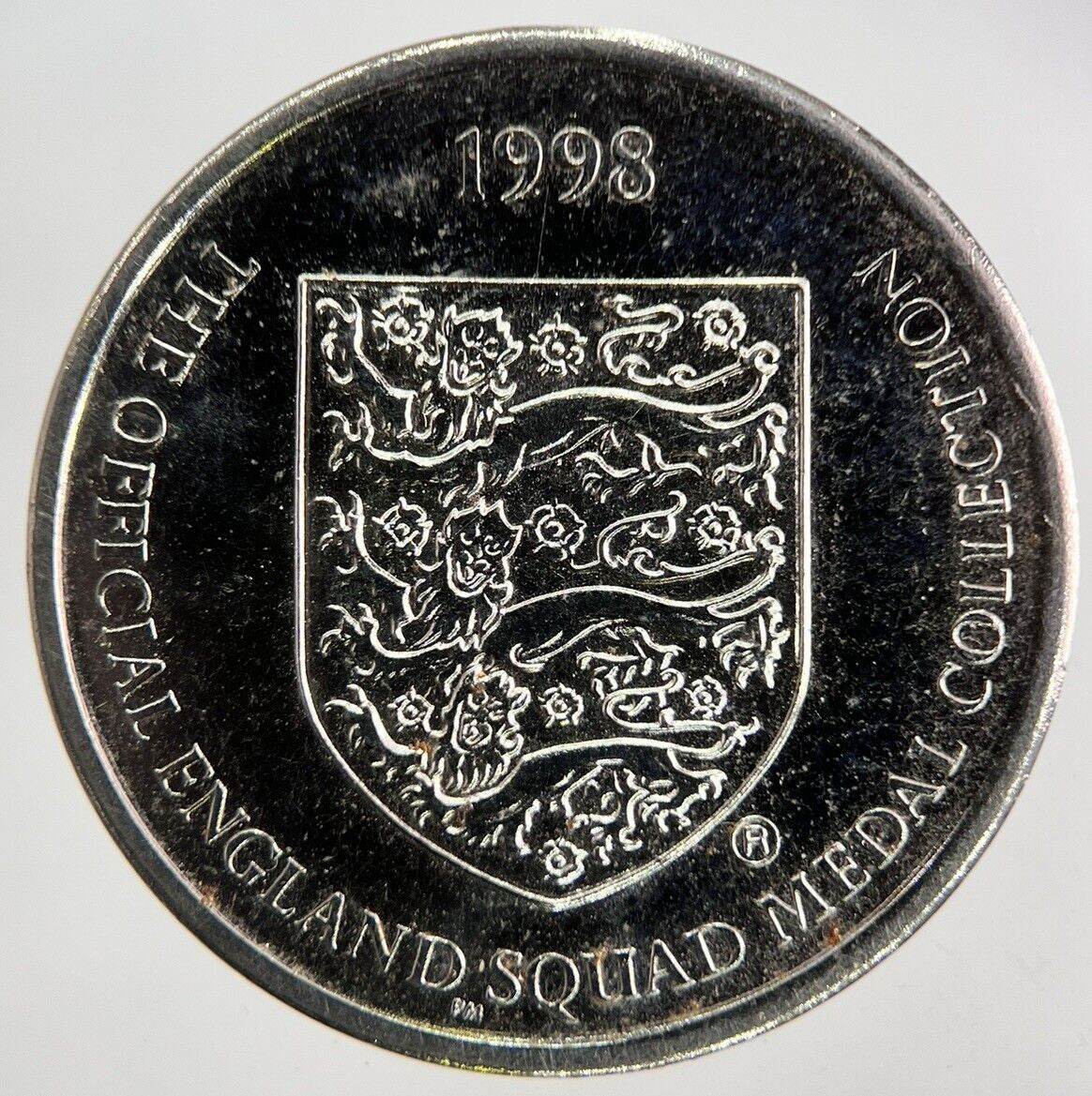1998 England Football Alan Shearer Token Coin | Very High Grade