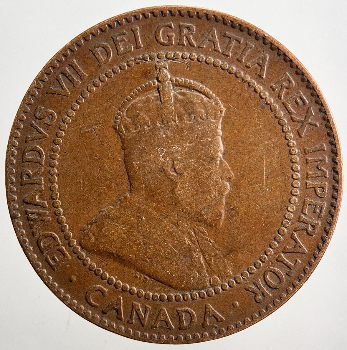 1909 Canada One 1 Cent Coin | Collectable Grade | a3384