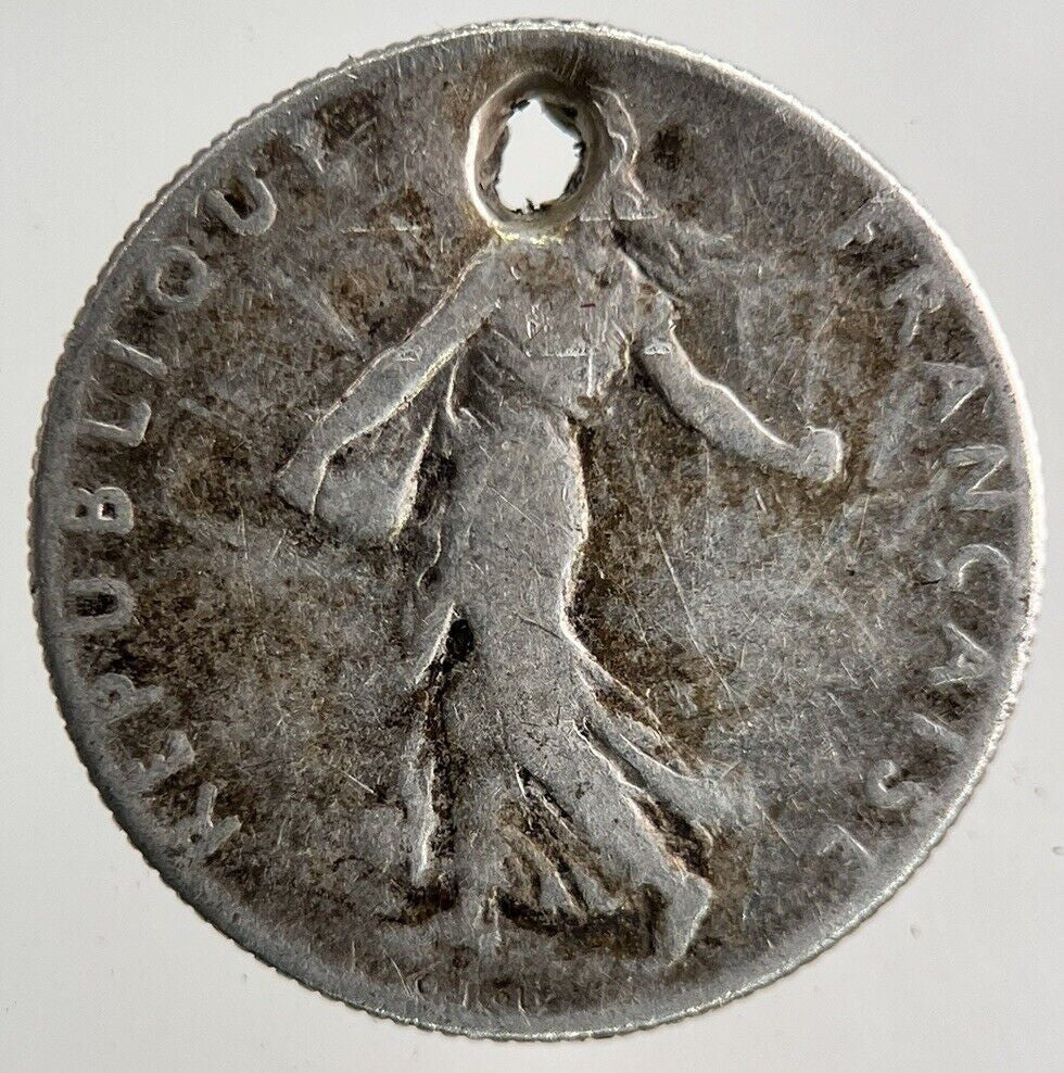 1909 France 50 Centimes Silver Coin | Collectable Grade