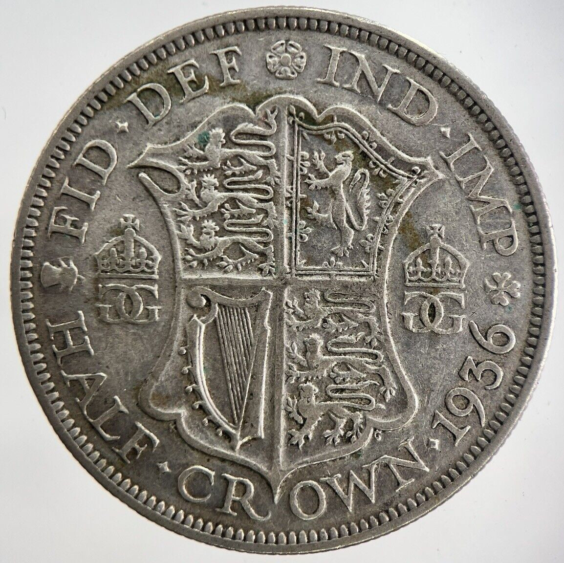 1936 George V Half - Crown Silver Coin | Fine Collectable Grade