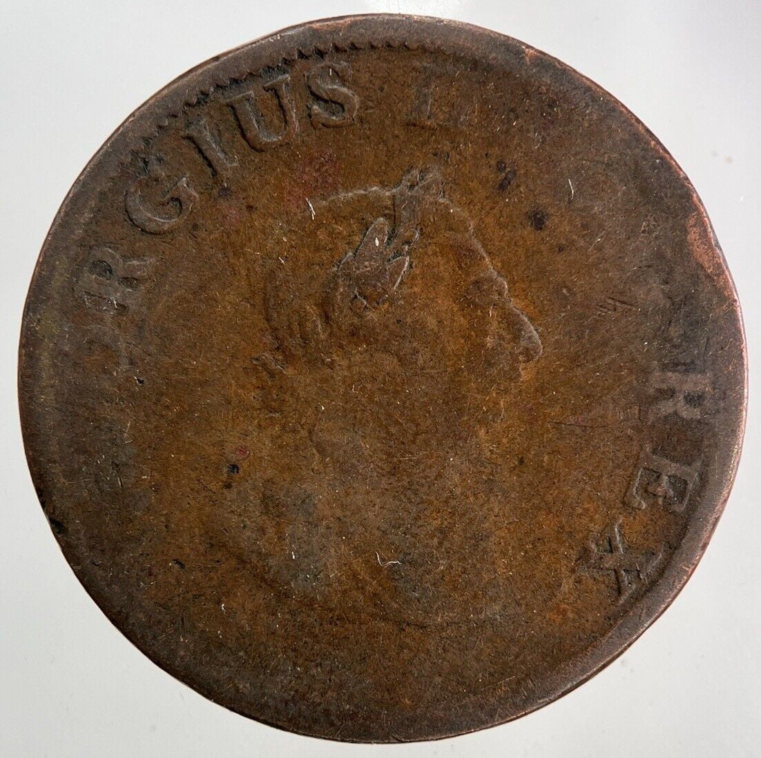 1805 Irish Hibernia Half - Penny Coin | Collectable Grade