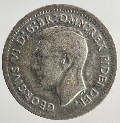 1950 Australia Threepence Silver Coin | Fine Collectable Grade
