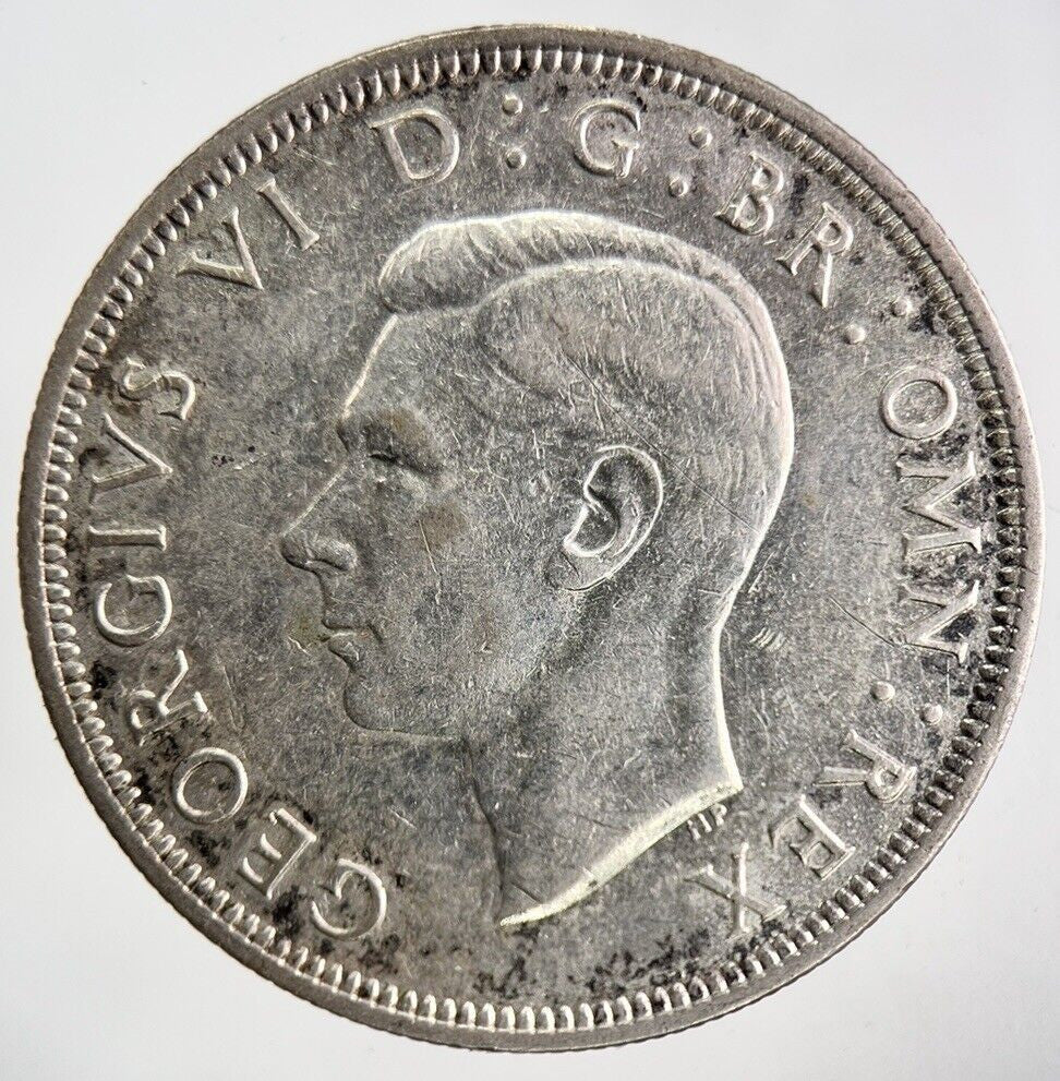 1943 George VI Silver Half - Crown Coin | Fine Collectable Grade